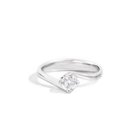 Anello Recarlo Donna Anniversary in Oro bianco Diamante